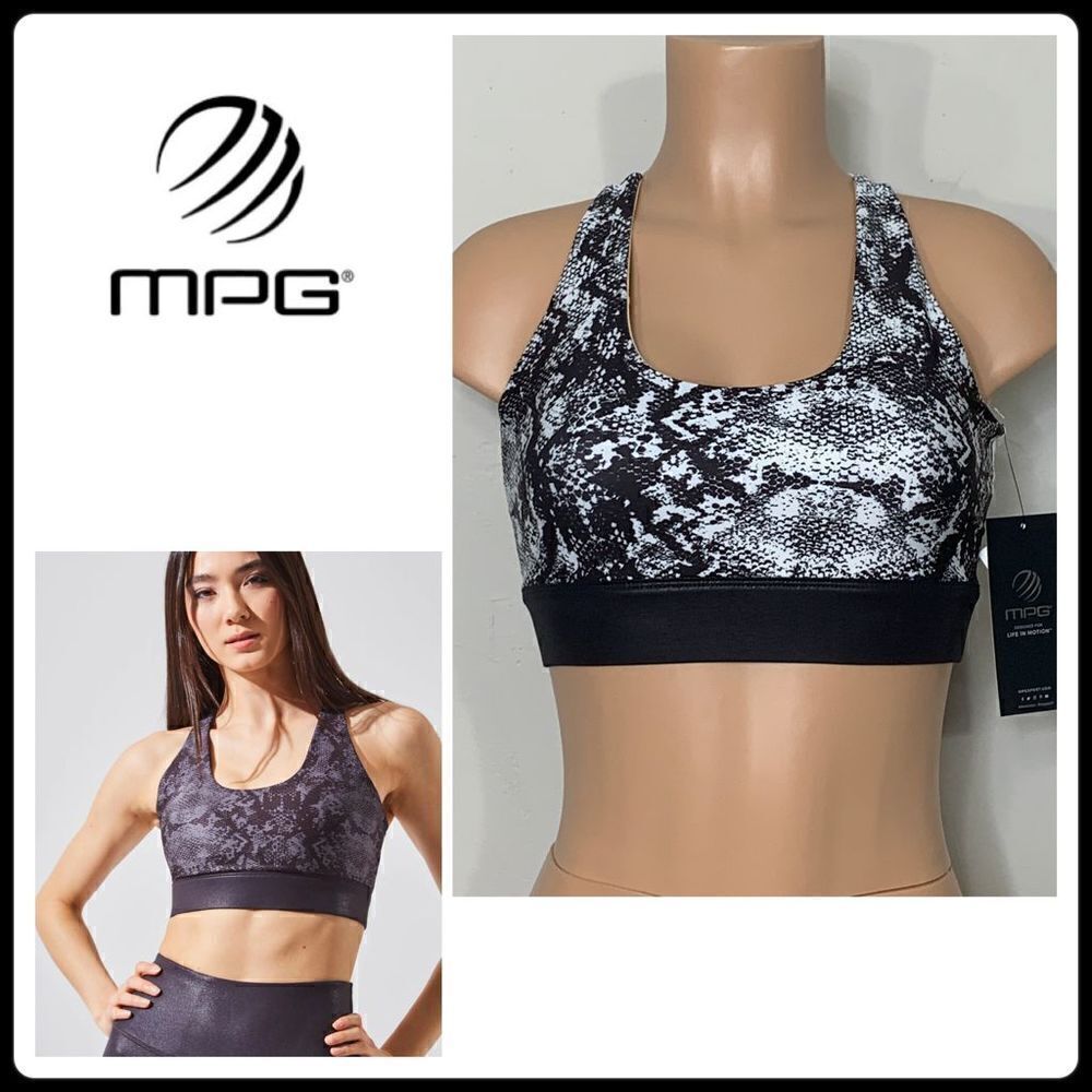 New. MPG snake print sports bra. Fits size 4 manikin - Picture 11 of 11